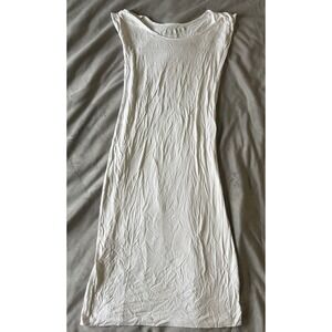 Sweet Salt Ultimate Midi Slip White Cap Sleeve Modest Layering Dress Small